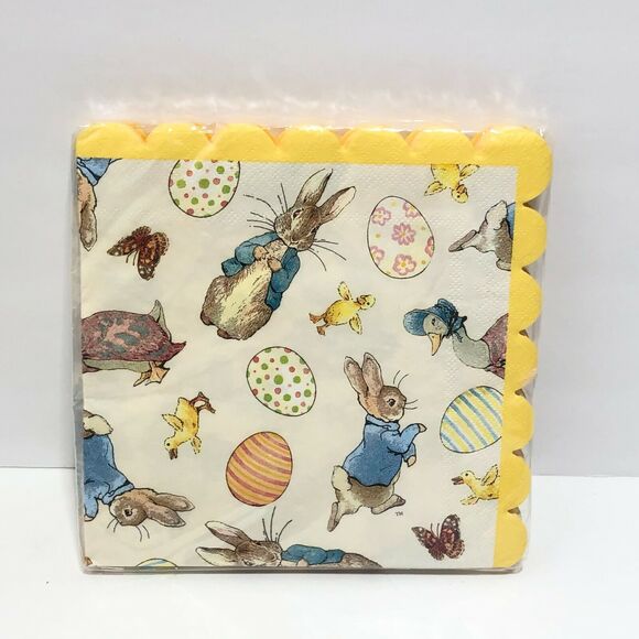 Beatrix Potter Peter Rabbit 12 Paper Plates & 20 Napkins Easter Party Meri Meri - Picture 5 of 7